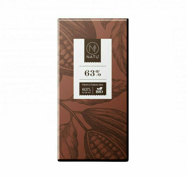 NATU Hořká čokoláda 63% BIO 45g porovnat ceny