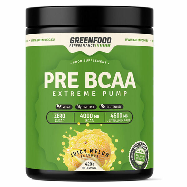 GREENFOOD NUTRITION Performance pre BCAA šťavnatý meloun 420 g porovnat ceny