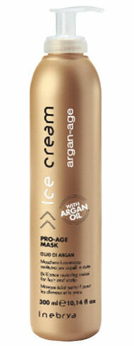 Inebrya Maska proti zacuchání a krepatění vlasů Ice Cream Argan-Age (Pro-Age Mask) 300 ml porovnat ceny