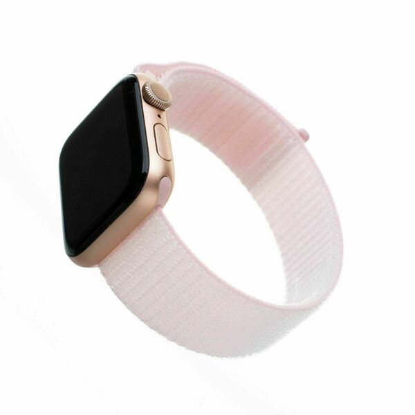 FIXED Nylonový řemínek Nylon Strap pro Apple Watch 40mm/ Watch 38mm, růžový 1ks porovnat ceny