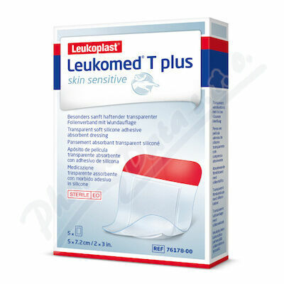 Leukomed T Plus Skin Sens.5x7.2cm 5ks Nápl.s Polš. porovnat ceny