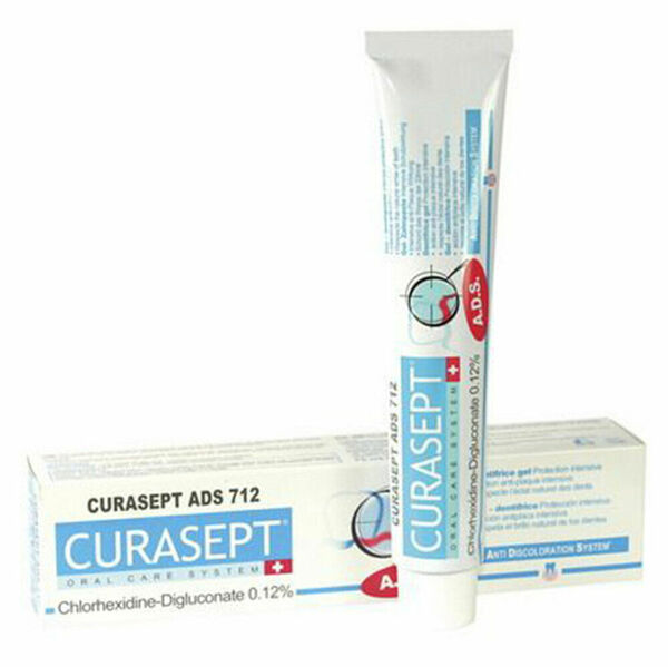 CURASEPT ADS 712 Gelová zubní pasta 0,12%CHX 75 ml porovnat ceny