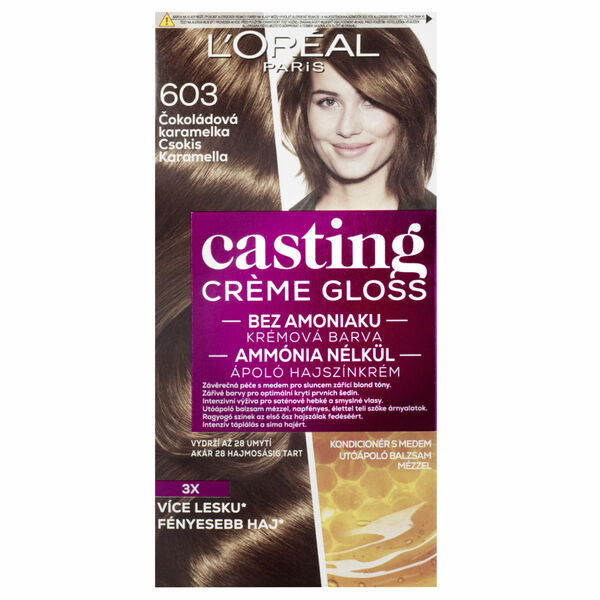 L'Oréal Paris Barva na vlasy Casting Crème Gloss Odstín: 603 Čokoládová karamelka porovnání ceny