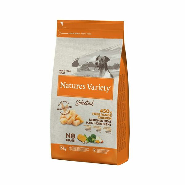 Nature's Variety Selected mini adult dog s kuřecím bez obilovin 1.5 kg porovnat ceny