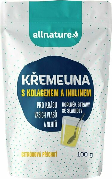 Allnature Křemelina s kolagenem a inulinem - příchuť citrón 100 g porovnat ceny