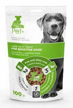 Pochoutka Pet 3v1 Pes For Sensit Dogs Jehněčí 100g porovnat ceny