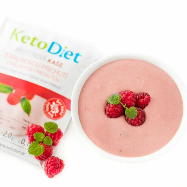 KETODIET Proteinová kaše s malinovou příchutí 7 porcí porovnat ceny