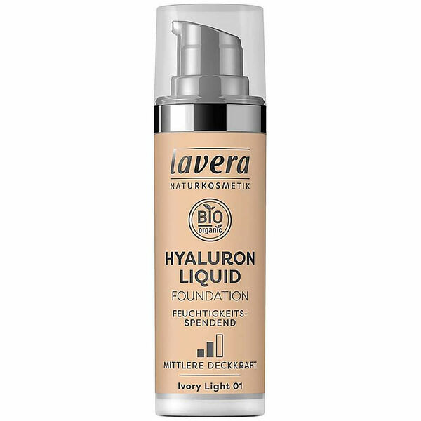 LAVERA Lehký tekutý make-up s kyselinou hyaluronovou – 01 porcelánová 30 ml porovnat ceny
