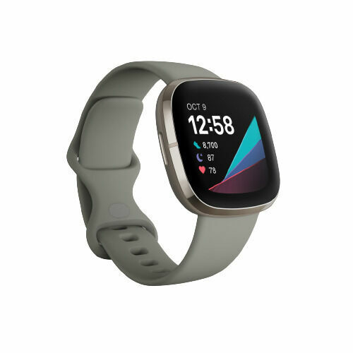 Fitbit Sense - Sage Grey/Silver Stainless Steel porovnat ceny