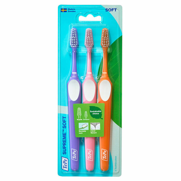 TEPE Zubní kartáček Supreme Soft  2 + 1 zdarma porovnat ceny