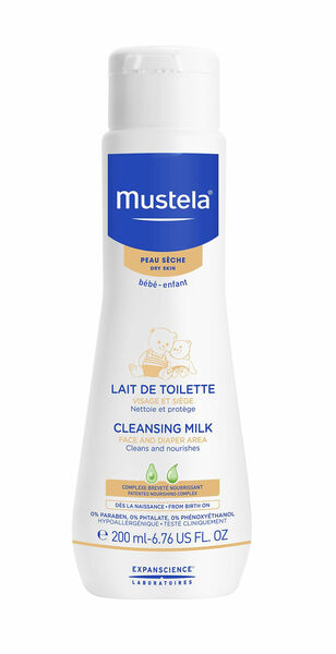 Mustela Vyživující čisticí mléko na suchou pokožku 200 ml porovnat ceny