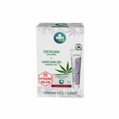 Annabis Varicann Q10 75ml+Cremcann Hyaluron 50ml porovnat ceny