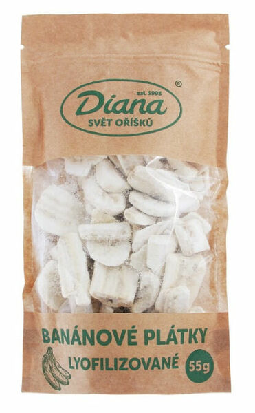Diana Company Banánové plátky lyofilizované 55g porovnat ceny
