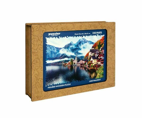 Puzzler Dřevěné barevné puzzle Halštatské jezero porovnat ceny