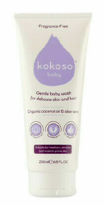 Kokoso Baby Jemný dětský mycí gel na tělo i vlásky bez parfemace 200ml porovnat ceny