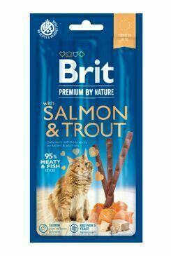 Brit Premium Cat By Nature Sticks Salmon&trout(3pcs) porovnat ceny