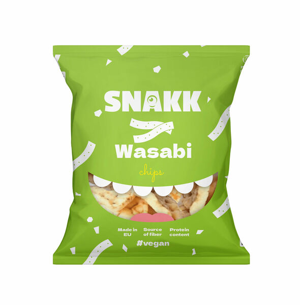 Snakk Chipsy Wasabi 70 g porovnat ceny