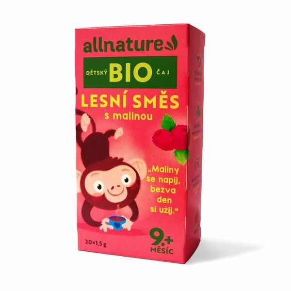 ALLNATURE Dětský čaj lesní směs s malinou BIO 20 sáčků porovnat ceny