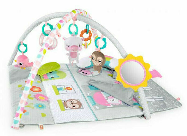 Bright Starts  Brigth Stars, Deka na hraní domeček pro panenky Floors of Fun,0m+ porovnat ceny