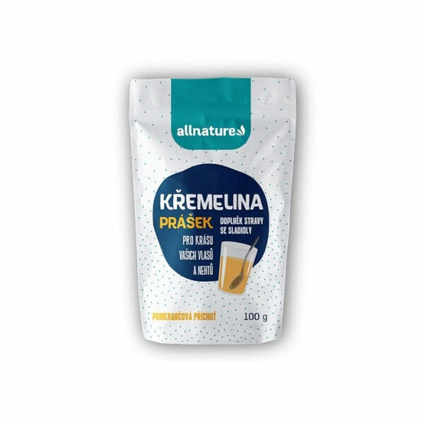 ALLNATURE Křemelina příchuť pomeranč 100 g porovnat ceny