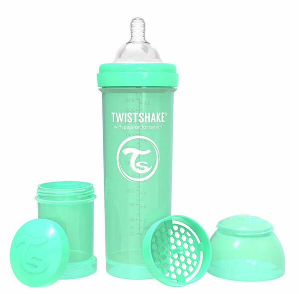 Twistshake  Kojenecká láhev Anti-Colic 330ml (dudl.L) Pastelově zelená porovnat ceny