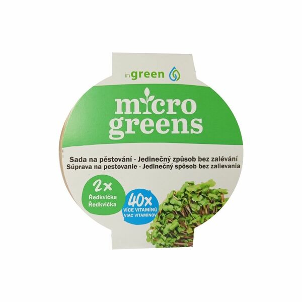 Microgreens Pěstební set Ředkvička china rose 40 g porovnat ceny