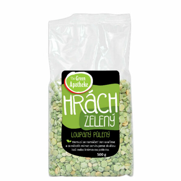 GREEN APOTHEKE Hrách zelený loupaný půlený 500 g porovnat ceny
