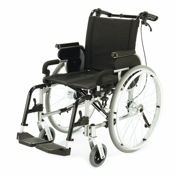 DMA Primeo plus Invalidní vozík s brzdami pro doprovod šířka sedu 39 cm porovnat ceny