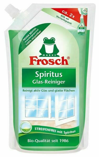 Frosch EKO Bio Spiritus čistič skel – náhradní náplň 950ml porovnat ceny
