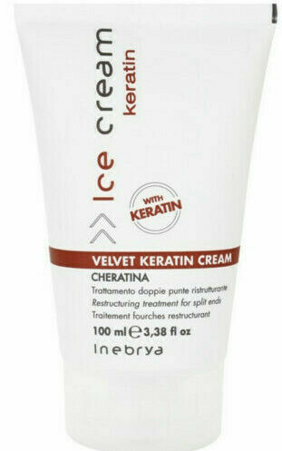 Inebrya Restrukturační krém na roztřepené konečky vlasů Ice Cream Keratin (Velvet Keratin Cream) 100 ml porovnat ceny