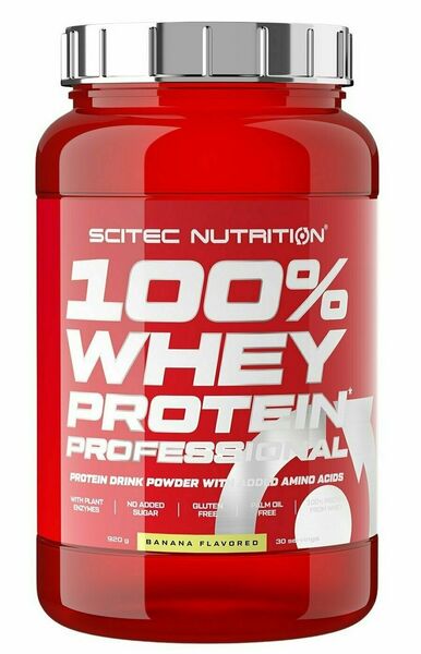 SciTec Nutrition 100% Whey Protein Professional banán 920 g porovnat ceny