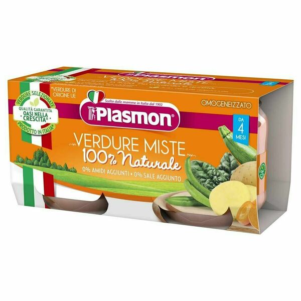 Plasmon Příkrm bezlepkový zeleninový mix 2x80g porovnat ceny