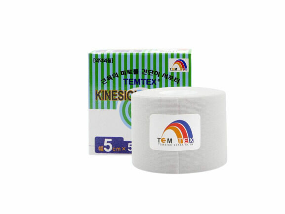 Temtex kinesio tape Classic, bílá tejpovací páska 5cm x 5m porovnat ceny