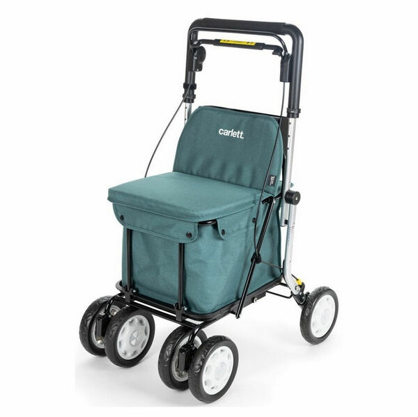 CARLETT Senior assist nákupní taška na kolečkách modrozelená 38l porovnat ceny