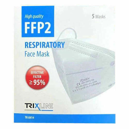 Trixline FFP2 respirátor TR AH14 5ks porovnat ceny