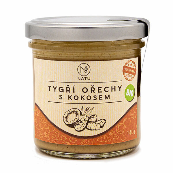 NATU Krém z tygřích ořechů s kokosem 140 g BIO porovnat ceny