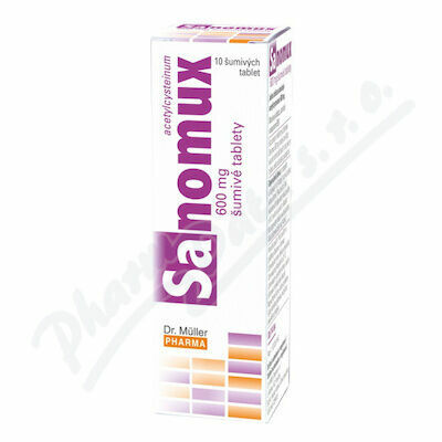 Sanomux 600mg šumivá tableta 10 porovnat ceny