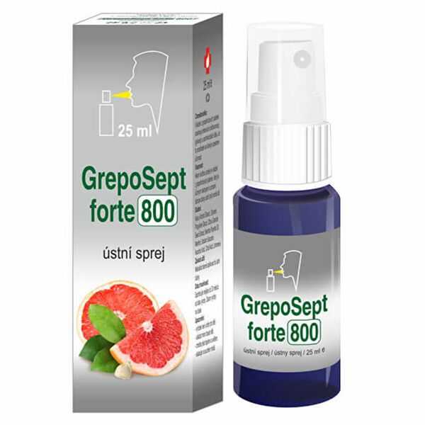GREPOSEPT Forte 800 ústní sprej 25 ml porovnat ceny