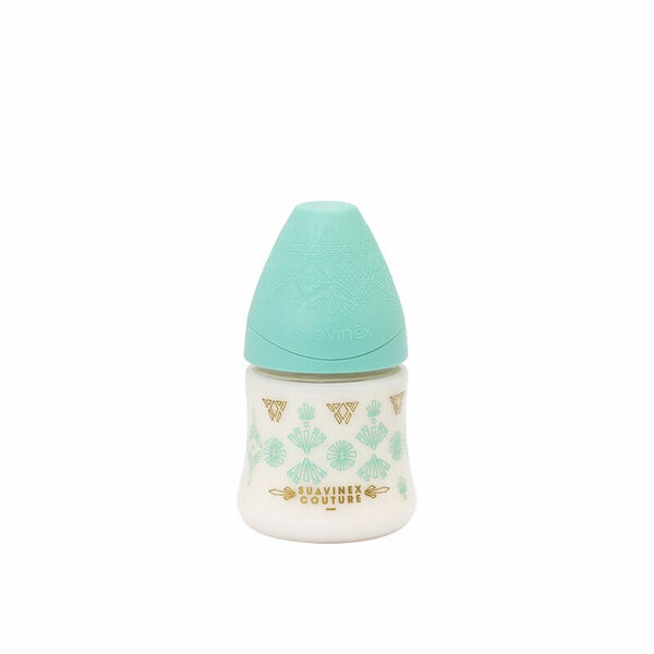 SUAVINEX Láhev PREMIUM COUTURE 2018 150 ml silikon - Zelená porovnat ceny
