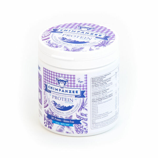 CHIMPANZEE  QuickMIX PROTEIN proteinová kaše Cocoa Maple syrup 350g porovnat ceny