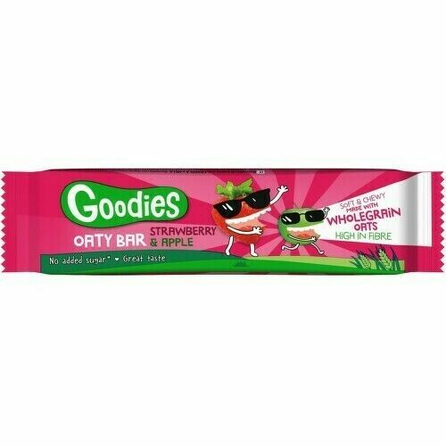 Goodies ovesná tyčinka jahody a jablko 23g porovnat ceny