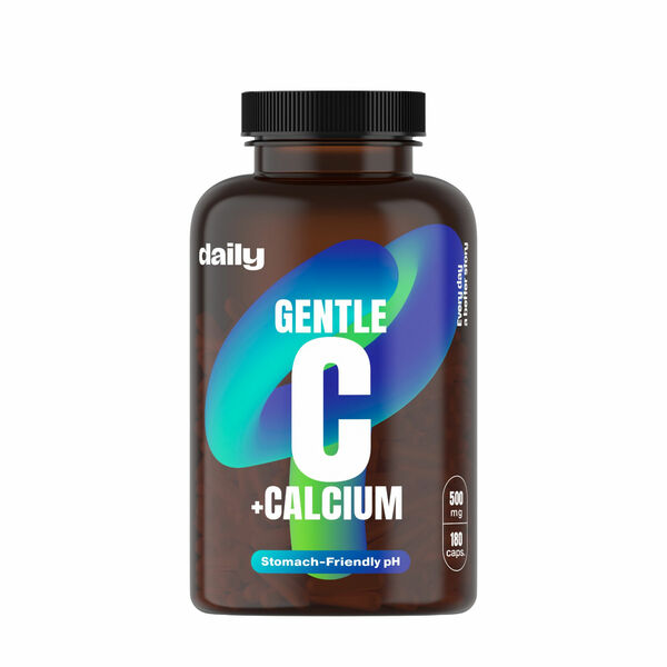 DAILY Gentle C + Calcium 180 kapslí porovnat ceny