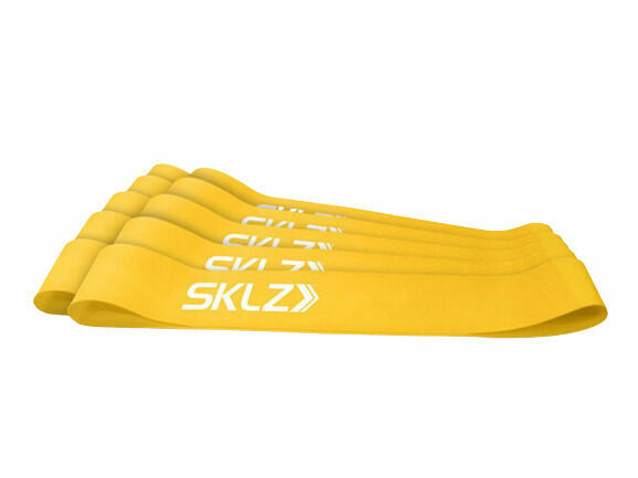 SKLZ Mini Bands - Yellow, posilovací smyčka žlutá (slabá), 10ks porovnat ceny