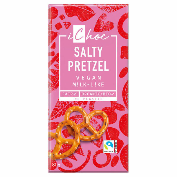 ICHOC Vegan čokoláda slaný preclík BIO 80 g porovnat ceny