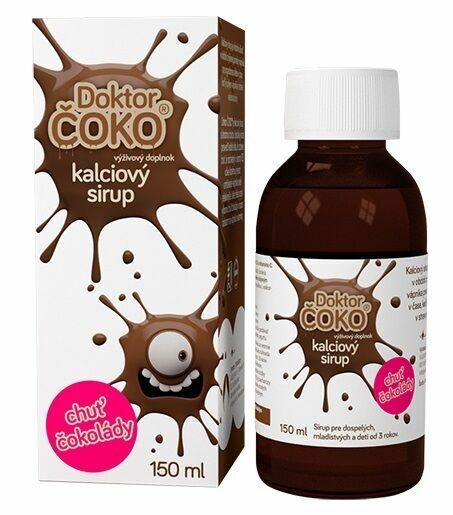 DOKTOR ČOKO kalciový sirup 150 ml porovnat ceny