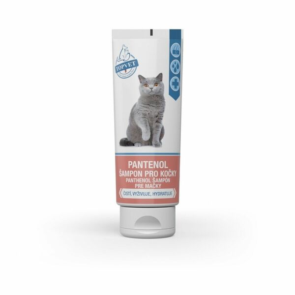 Topvet For Pets Pantenol šampon pro kočky 200 ml porovnat ceny