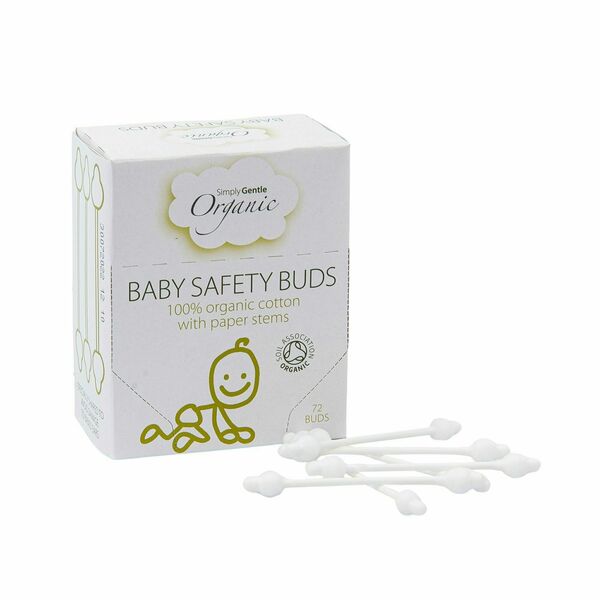 Simply Gentle Organické dětské vatové tyčinky 72 ks porovnat ceny