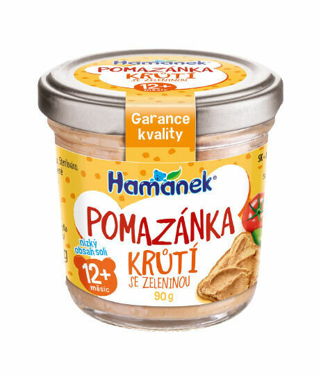Hamánek Pomazánka krůtí se zeleninou 90g porovnat ceny