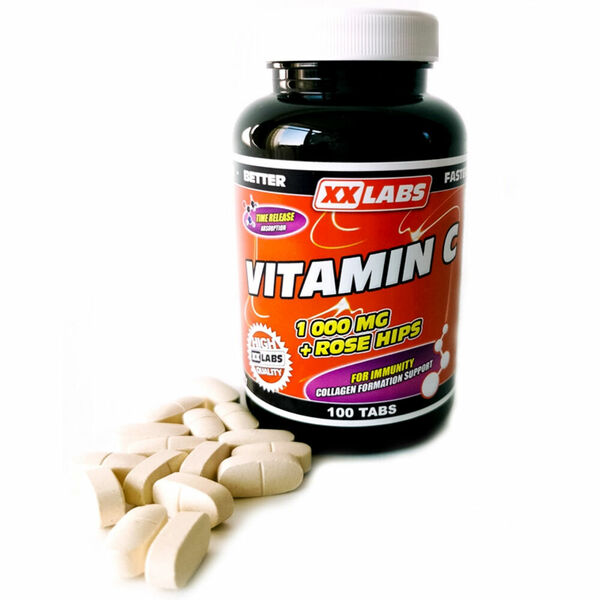 XXLABS Vitamín C se šípkovým extraktem 100 kapslí porovnat ceny