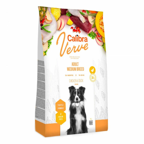 CALIBRA Verve GF Adult Medium Chicken&Duck granule pro psy 1 ks, Hmotnost balení: 2 kg porovnat ceny